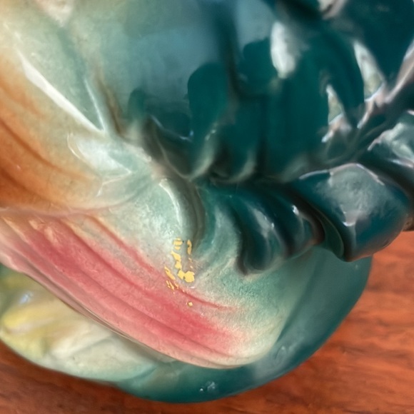 VINTAGE Royal Copley rooster vase chicken farmhouse - Picture 12 of 14